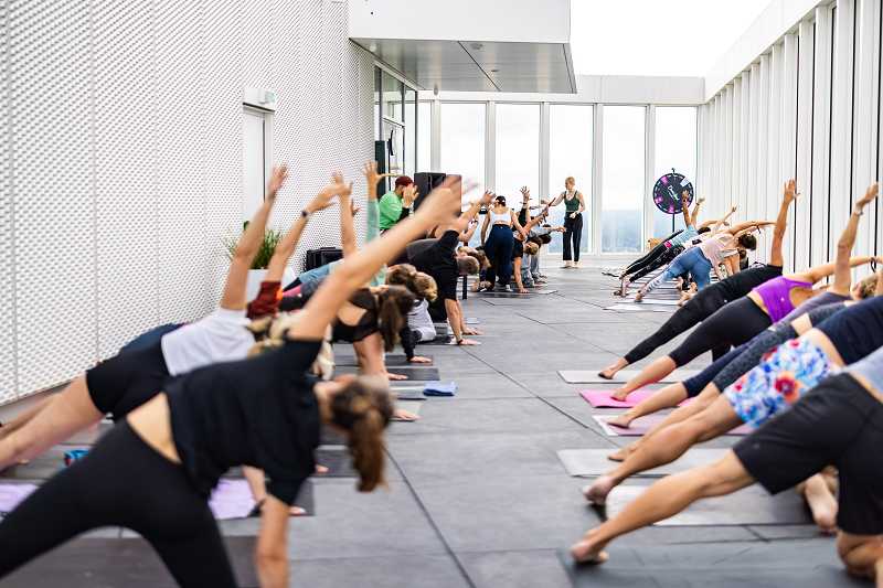Yoga mit Ausblick